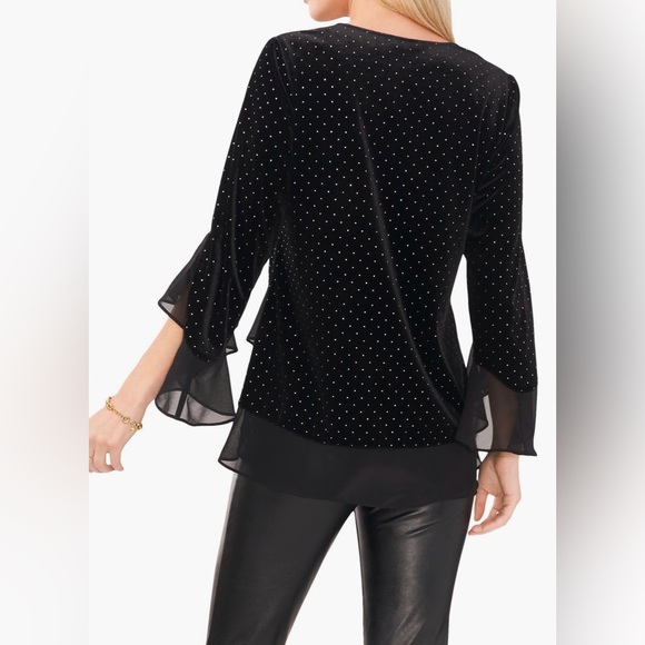 Vince Camino Sparkle Ruffle top - Picture 4 of 8